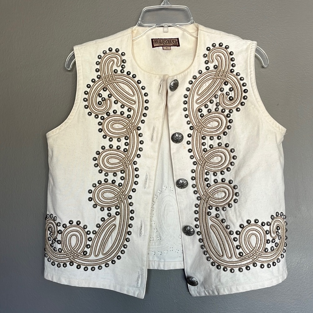 Double D Ranch Wear embellished vest small
